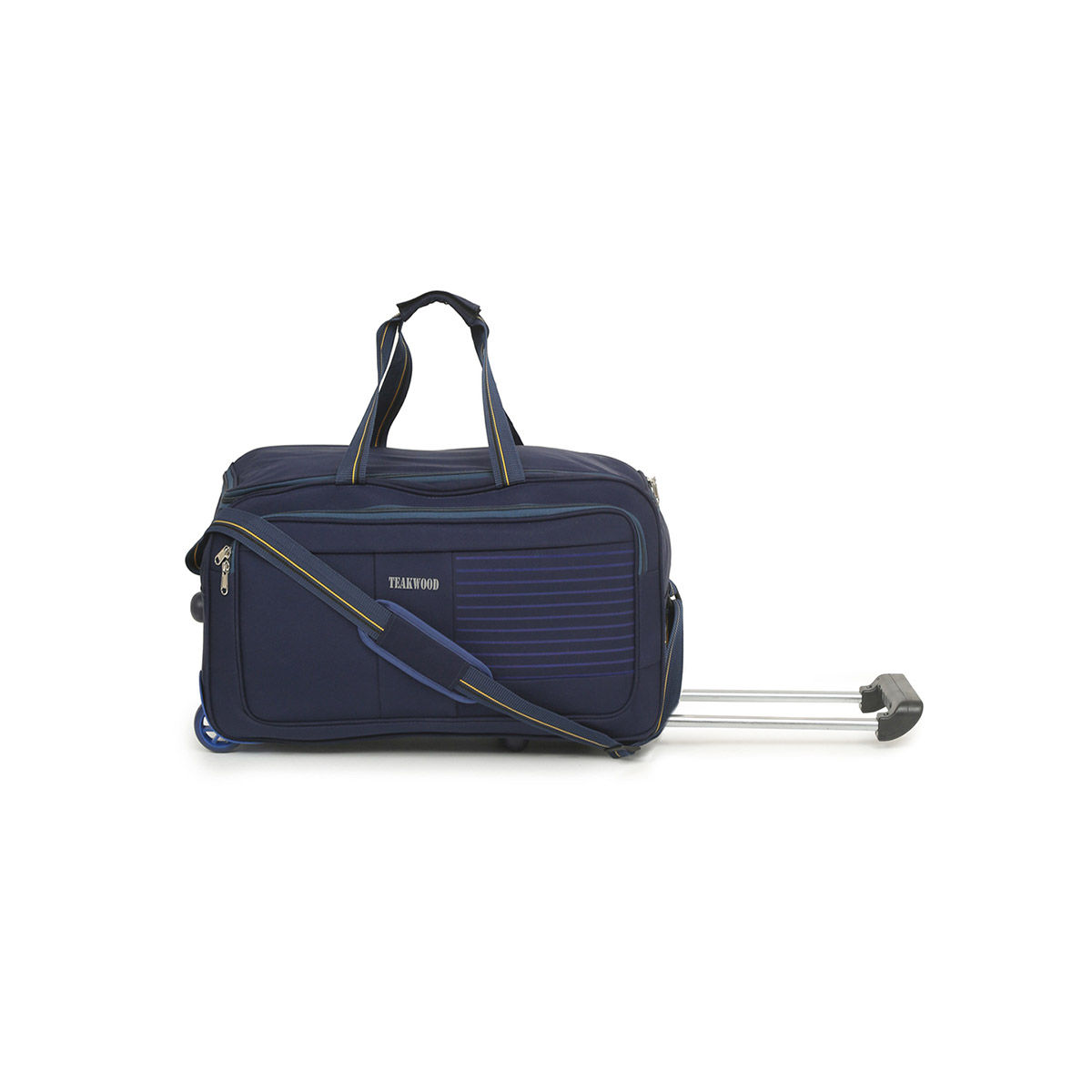 BuySend Jacquard Travel Dark Blue Duffle Bags Online FNP