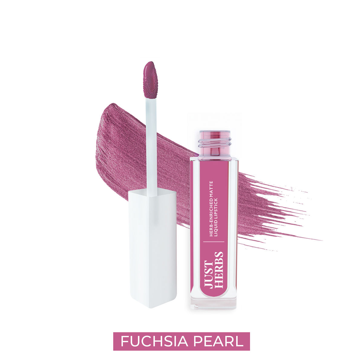 Just Herbs Vegan Matte Liquid Lipstick Fuchsia Pearl Buy Just Herbs