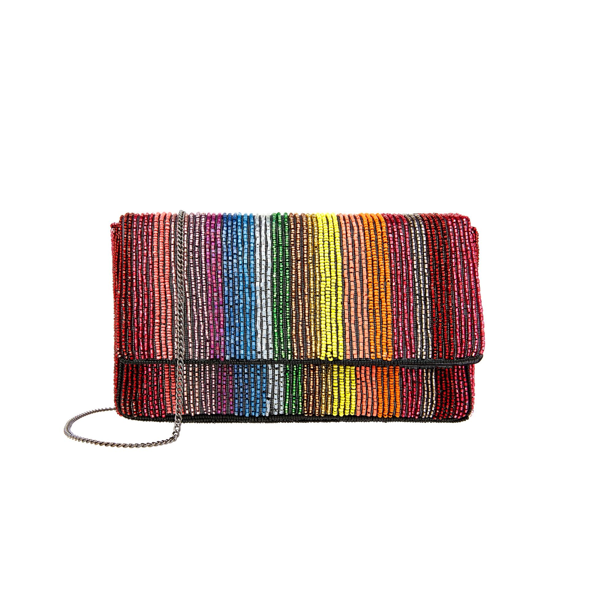 Rainbow clutch 2024 handbag purse