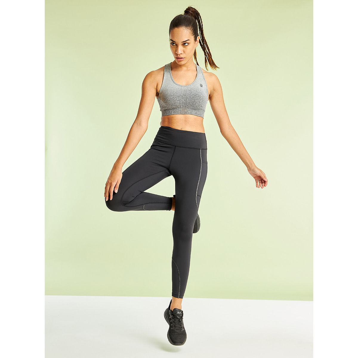 FORMTECH HIGH WAISTED ADJUSTER RUNNING LEGGING - BLACK – TALA