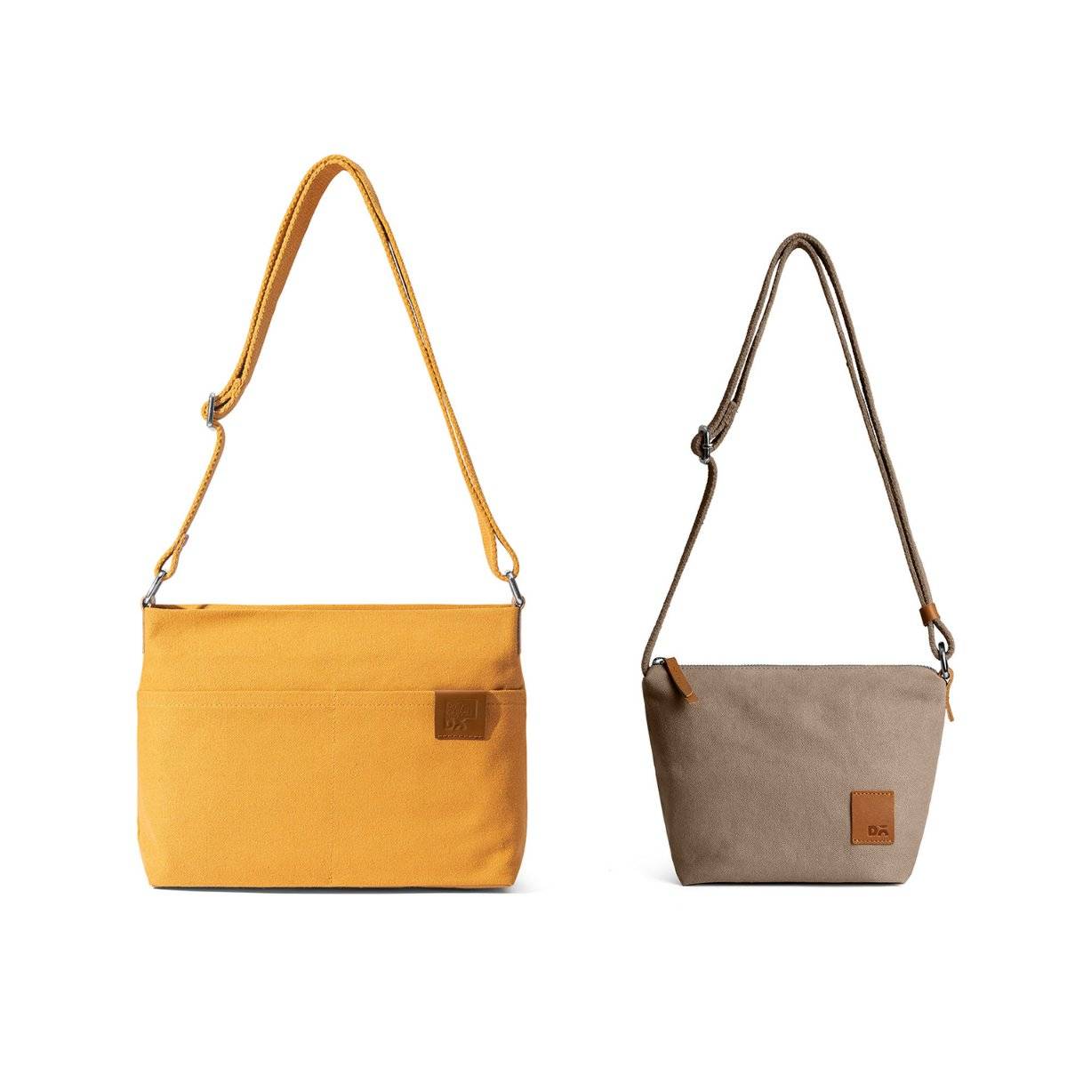 DailyObjects Sunday Crossbody Bag and Caddy Sling Bag Yellow (Set of 2) (M)