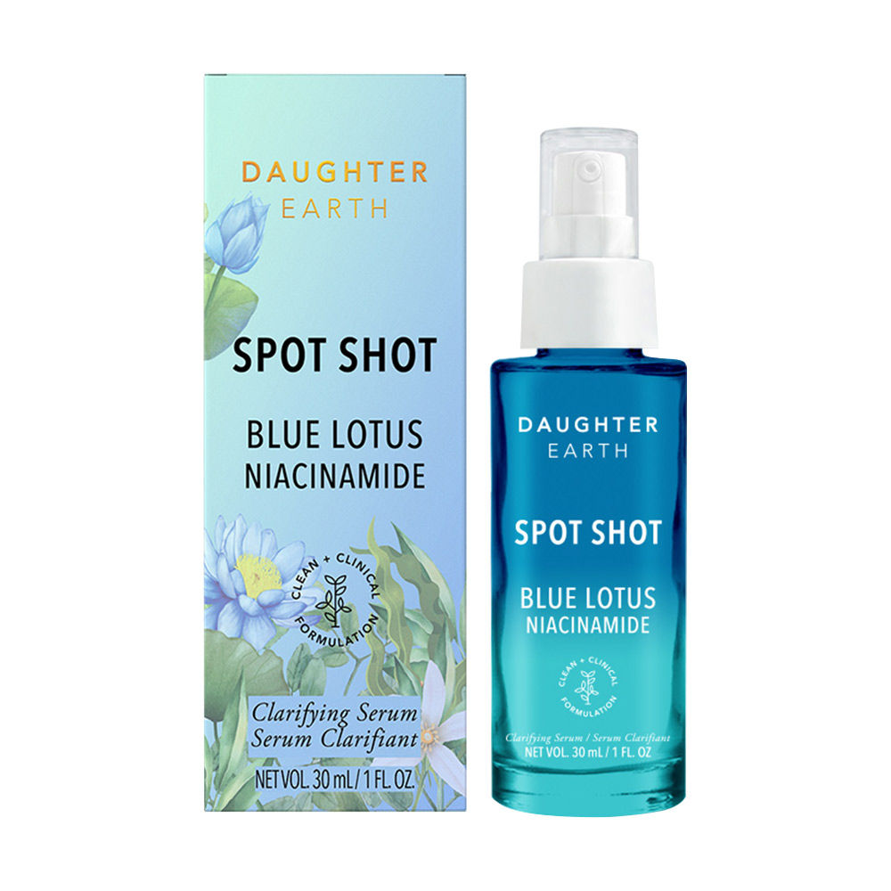 Daughter Earth Spot Shot 10% Niacinamide Serum With Blue Lotus & Ceramides