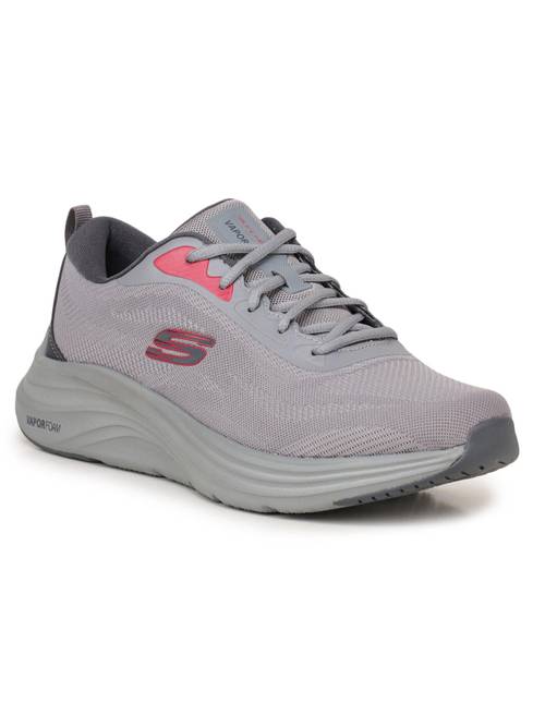 Skechers Vapor Foam Mens 11 Classic Grey Pink Mesh Walking Shoes 149591 Skechers Vapor Foam Covert Shoes Slip On Comfort Walking  main image 4