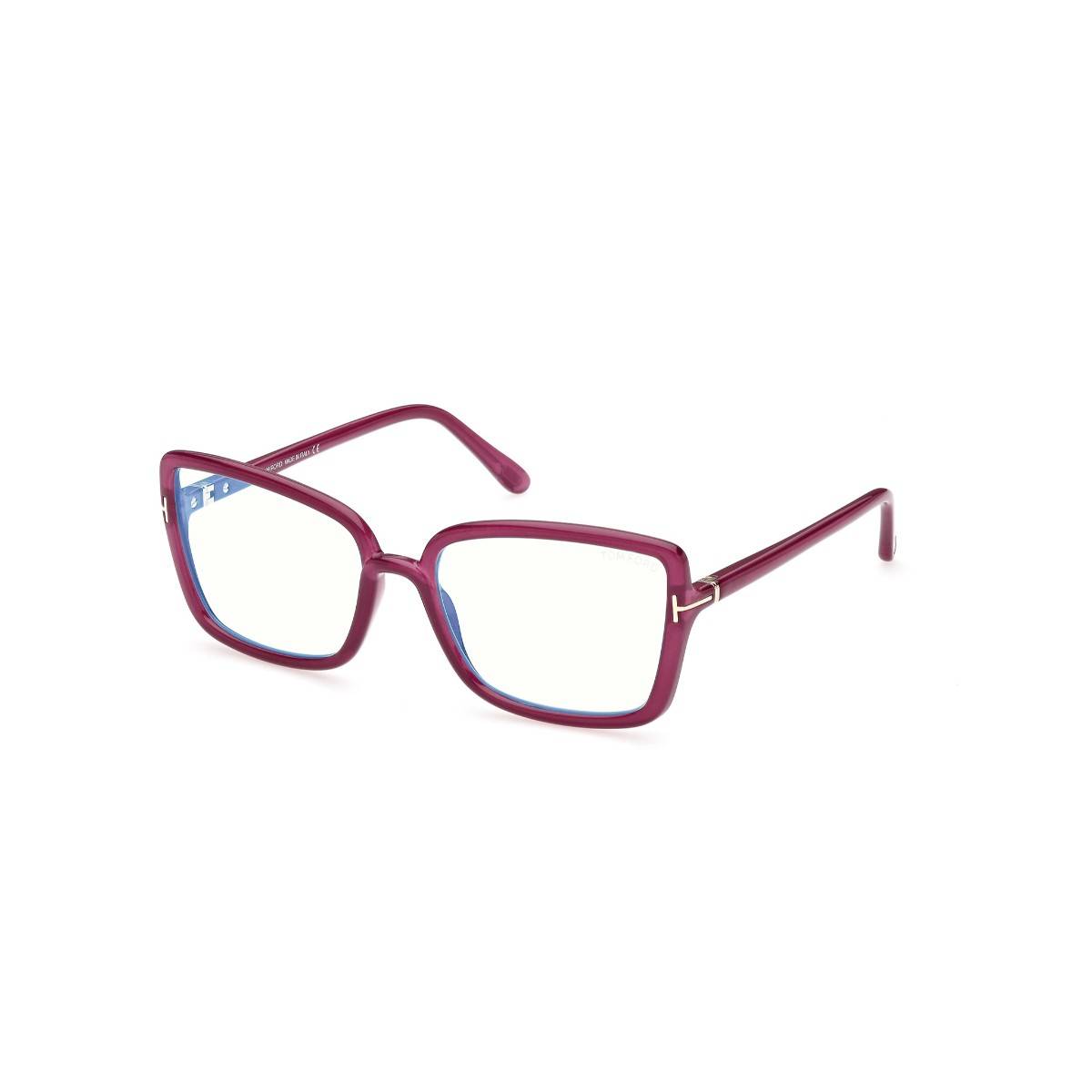 Tom Ford Eyewear Women Purple Full Rim Eyeglass Frame - FT5813-B 56 083 (56)