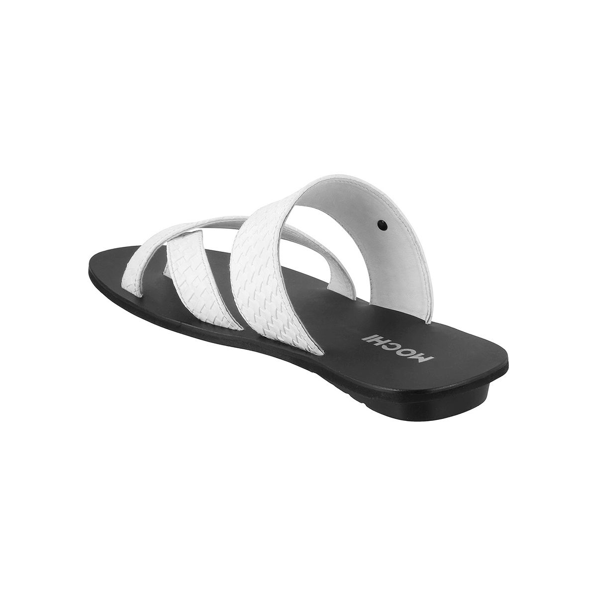 Buy Mochi Mens White Chappals Mochi Mens White Sandals Online