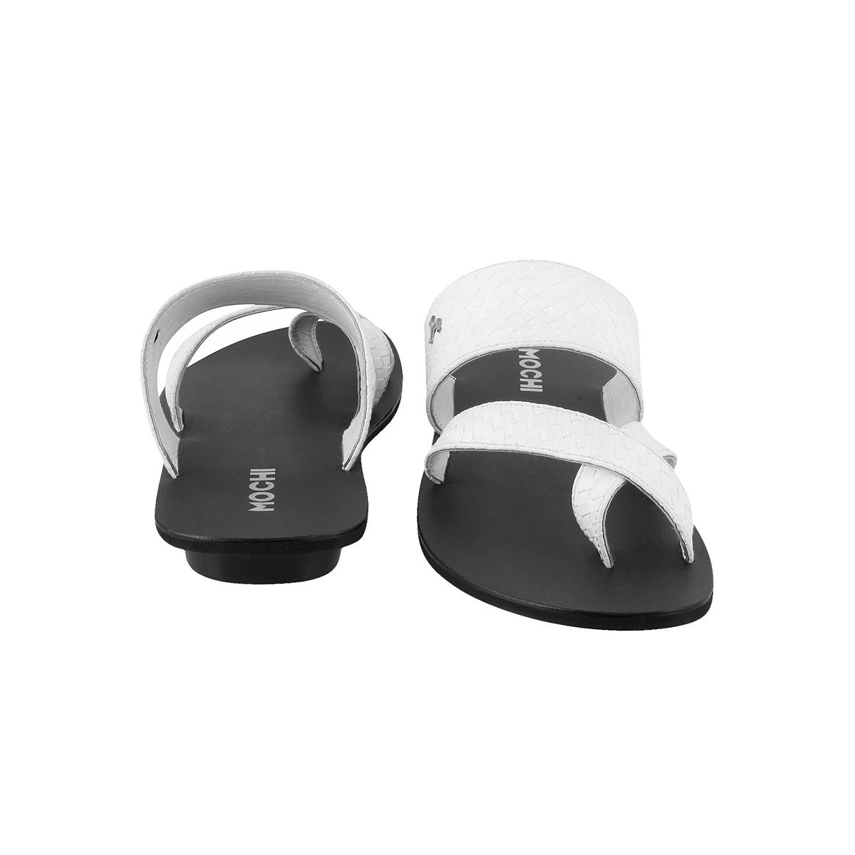 Buy Mochi Women White Casual Sandals Online | SKU: 41-73-16-36 – Mochi Shoes