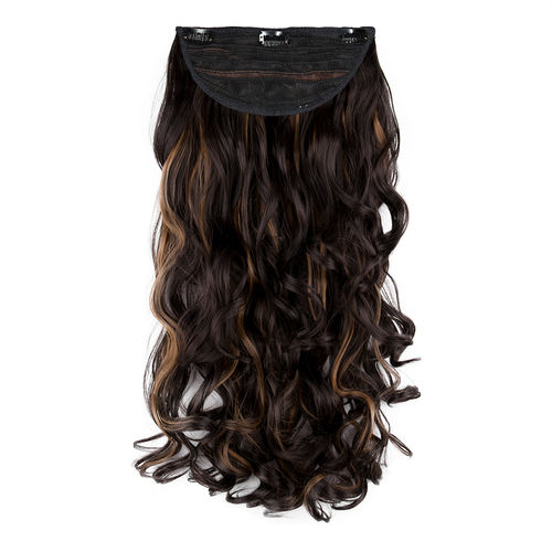 Streak Street Clip-in 24'' Soft Curls Dark Brown Hair Extensions With Golden Highlights: Buy Streak Street Clip-in 24'' Soft Curls Dark Brown Hair Extensions With Golden Highlights Online at Best Price in Streak Street Clip-in 24'' Soft Curls Dark Brown Hair Extensions With Golden Highlights: Buy Streak Street Clip-in 24'' Soft Curls Dark Brown Hair Extensions With Golden Highlights Online at Best Price in