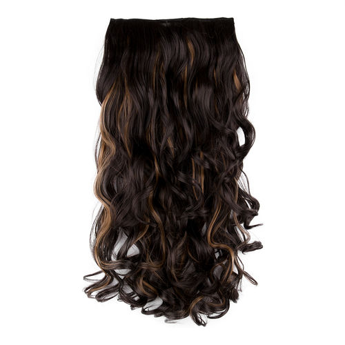 Streak Street Clip-in 24'' Soft Curls Dark Brown Hair Extensions With Golden Highlights: Buy Streak Street Clip-in 24'' Soft Curls Dark Brown Hair Extensions With Golden Highlights Online at Best Price in Streak Street Clip-in 24'' Soft Curls Dark Brown Hair Extensions With Golden Highlights: Buy Streak Street Clip-in 24'' Soft Curls Dark Brown Hair Extensions With Golden Highlights Online at Best Price in