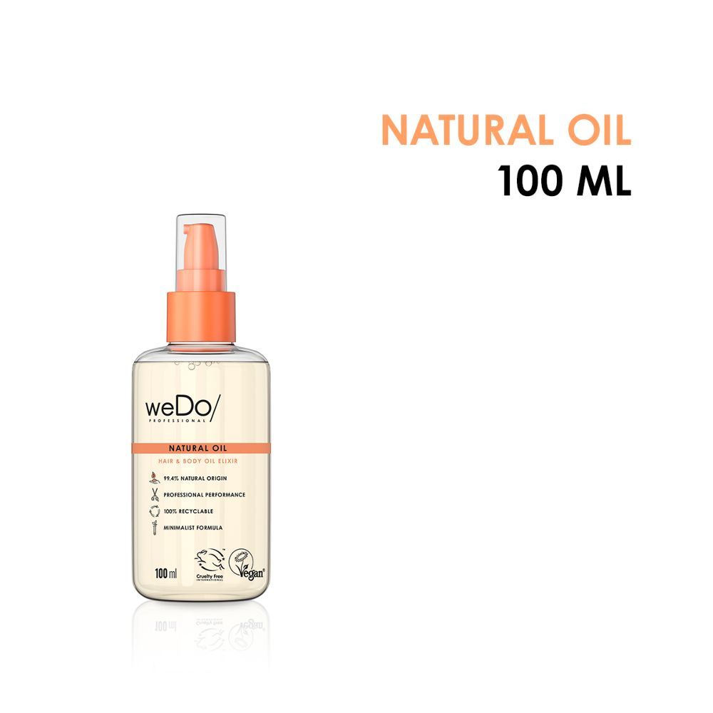 weDo Professional Natural Hair & Body Oil for Frizz free Hair - Silicone Free, Eco Friendly