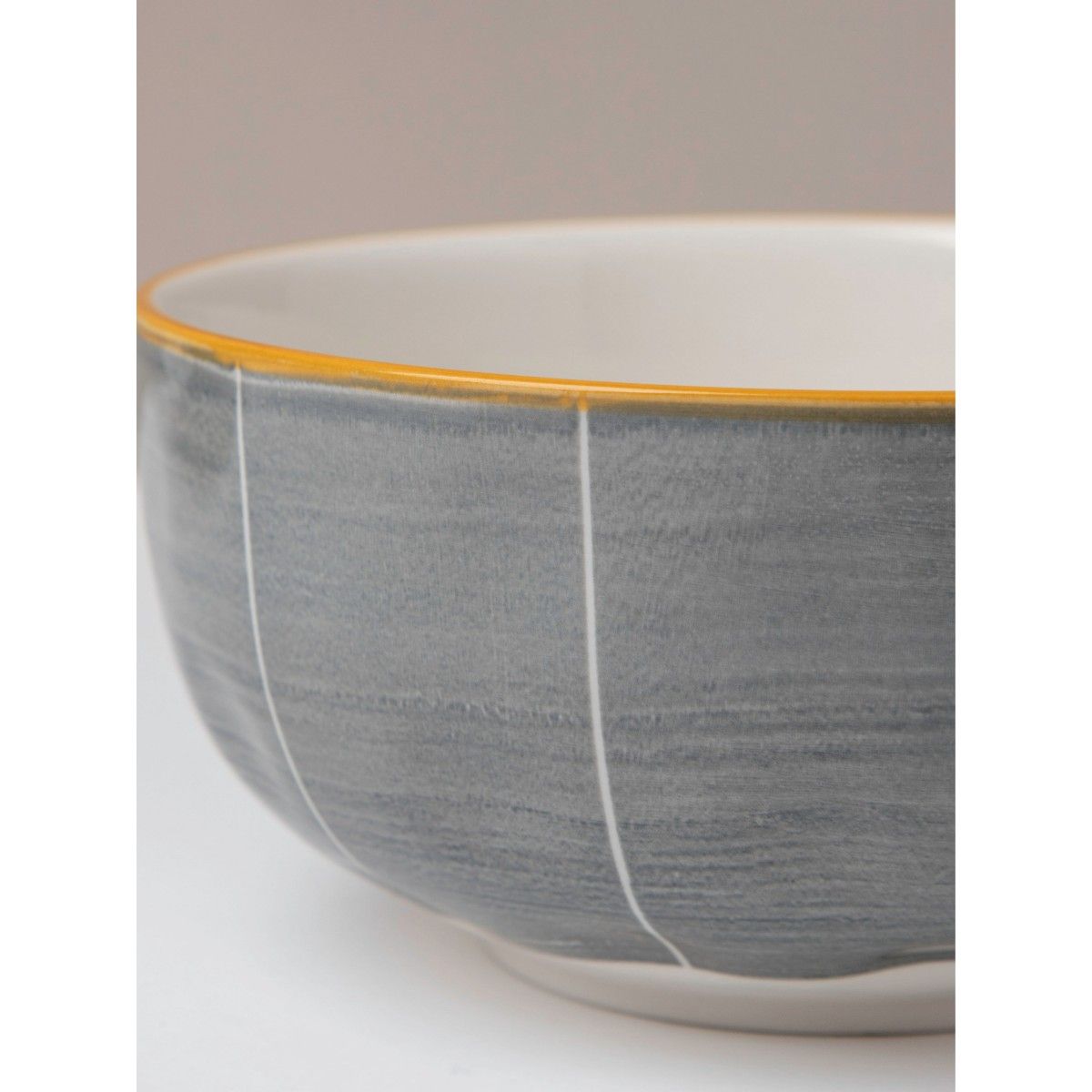 Nestasia Willow Dark Grey Microwave & Dishwasher Safe Ceramic Snack
