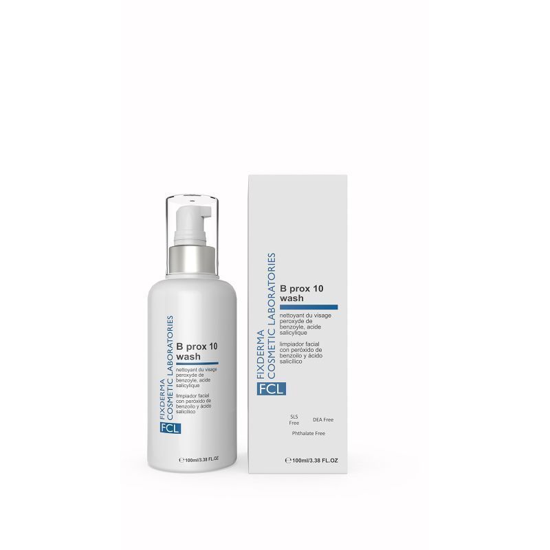 FCL 2 Benzoyl Peroxide BProx 10 Wash For Acne Exfoliate Blackheads