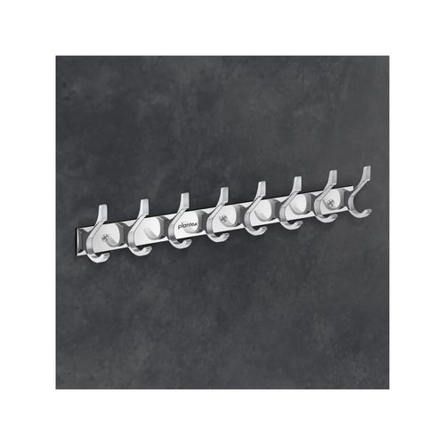 Buy Plantex Aluminium Hook Rail with L-Shape Hooks for Walls Pack