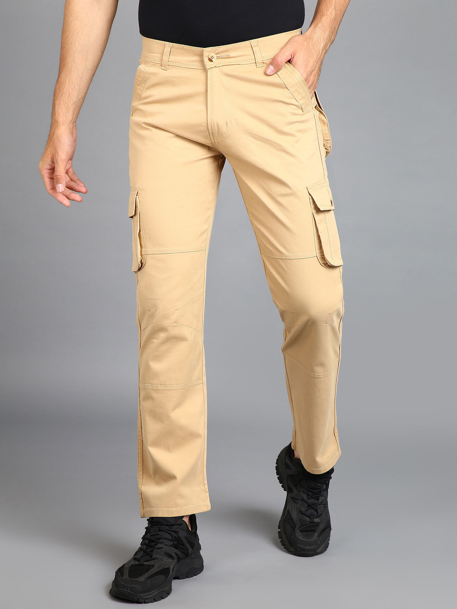 Stacked Flare Bottom Cargo Pants - Citi Trends