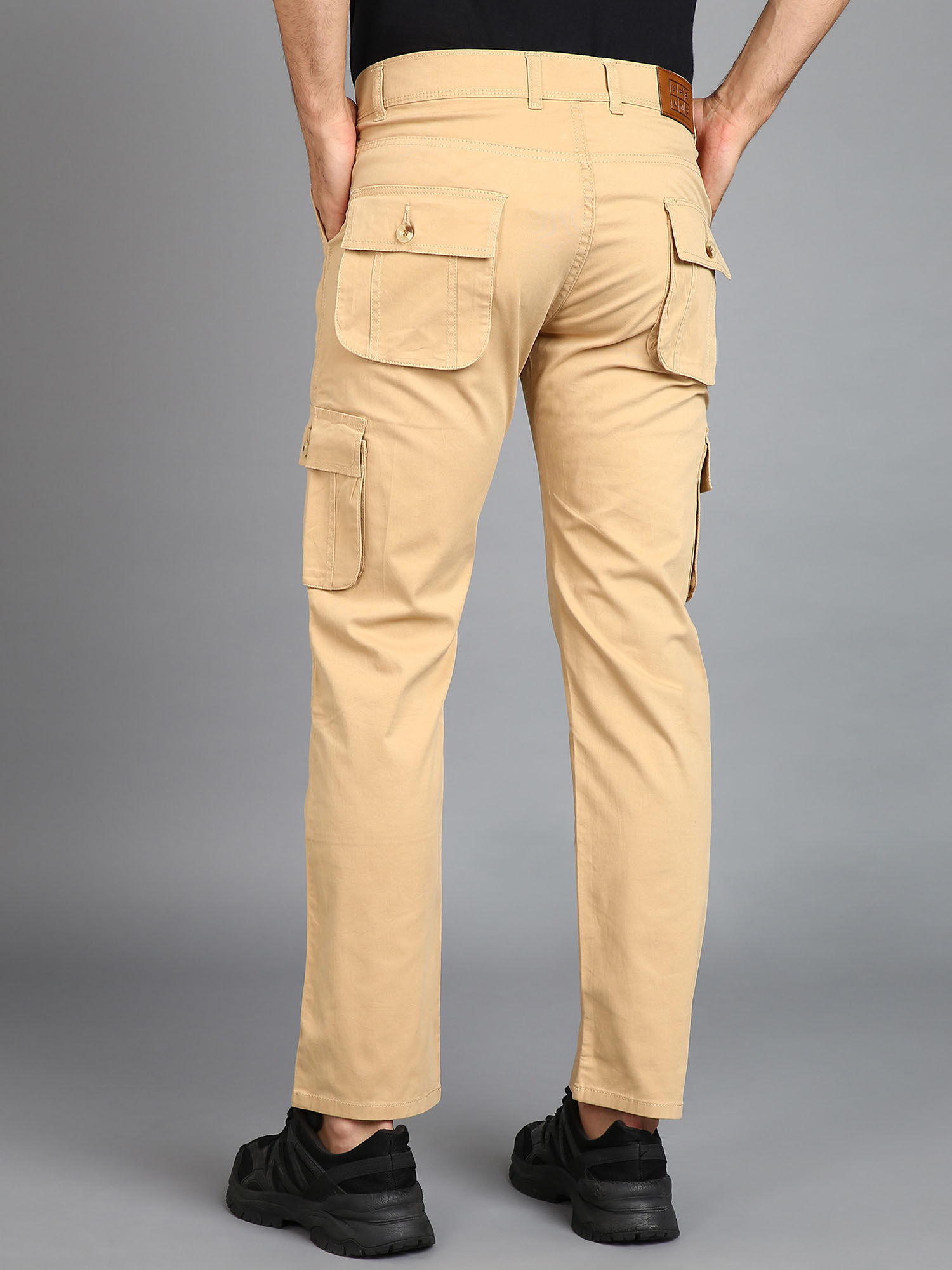Buy Cargo Sports Men's Regular Fit Cotton Pants (5502 Dark Grey-L_Dark  Grey_L) at Amazon.in