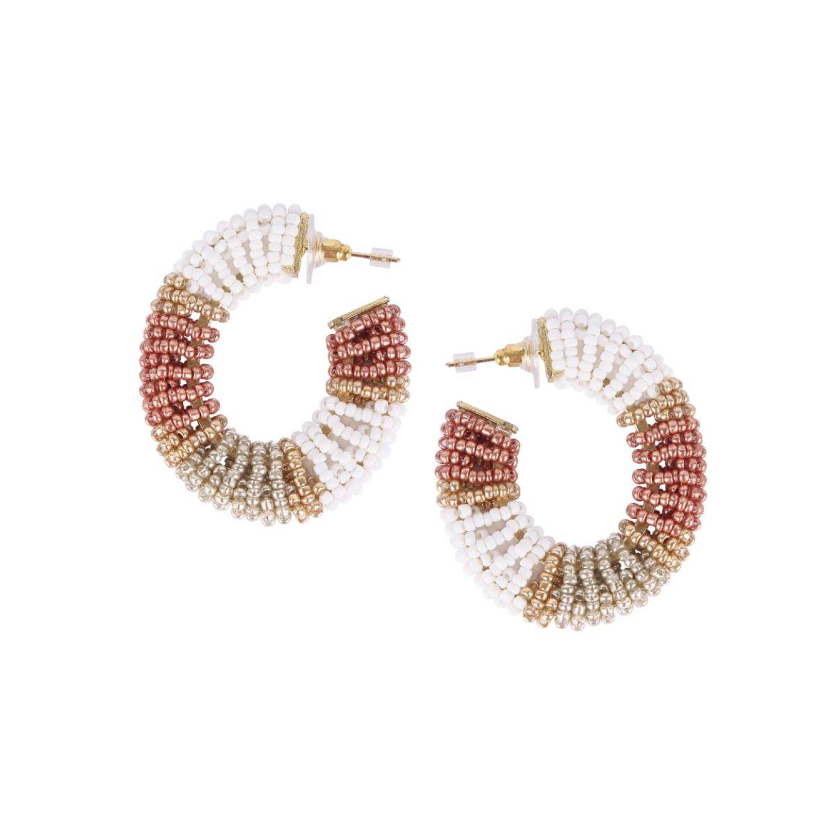 Free 5 Elements by Radhika Gupta oval-earrings-gold