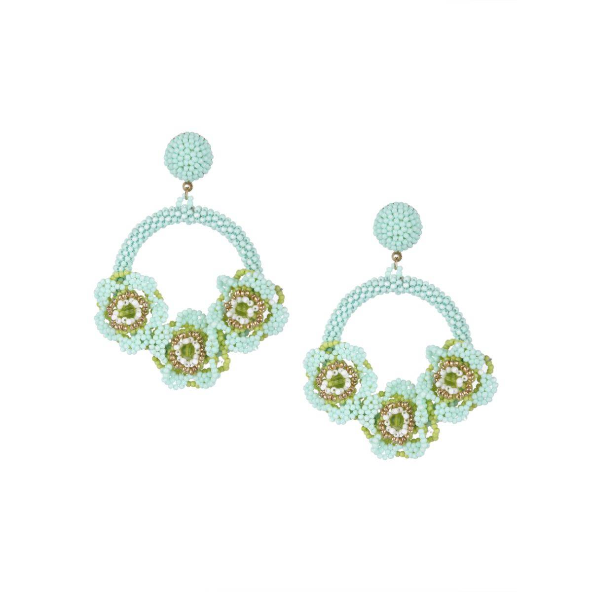 Free 5 Elements by Radhika Gupta riti-earrings-mint