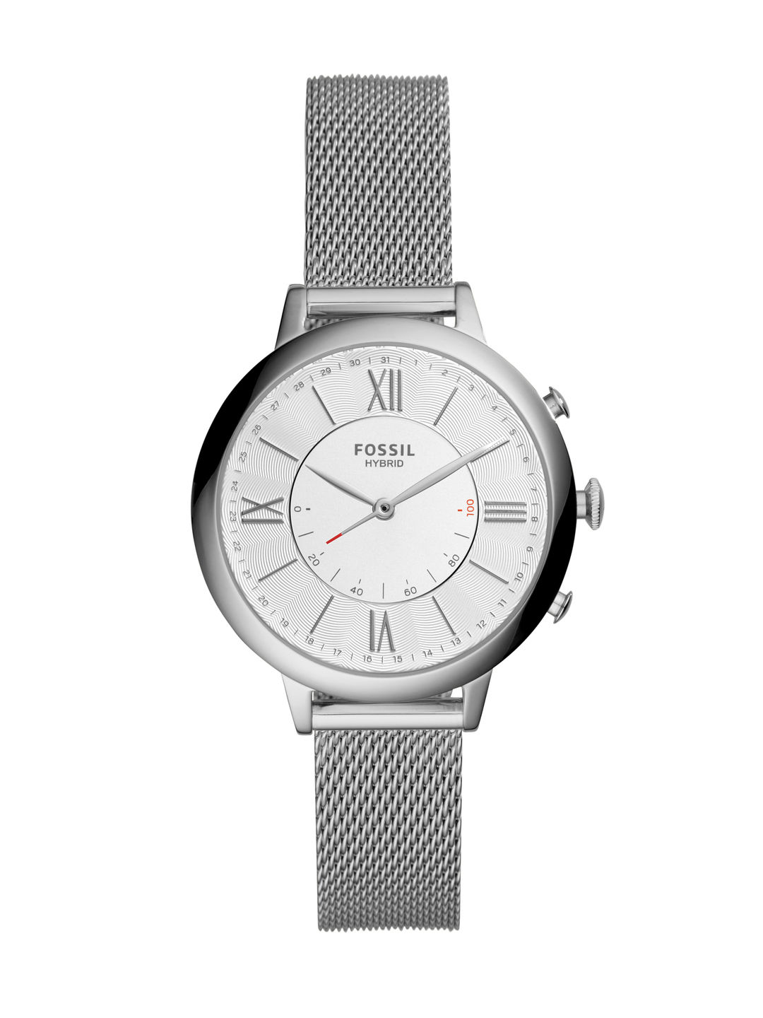 Buy Fossil Jacqueline Hybrid Silver Smart Watch FTW5019 For Women