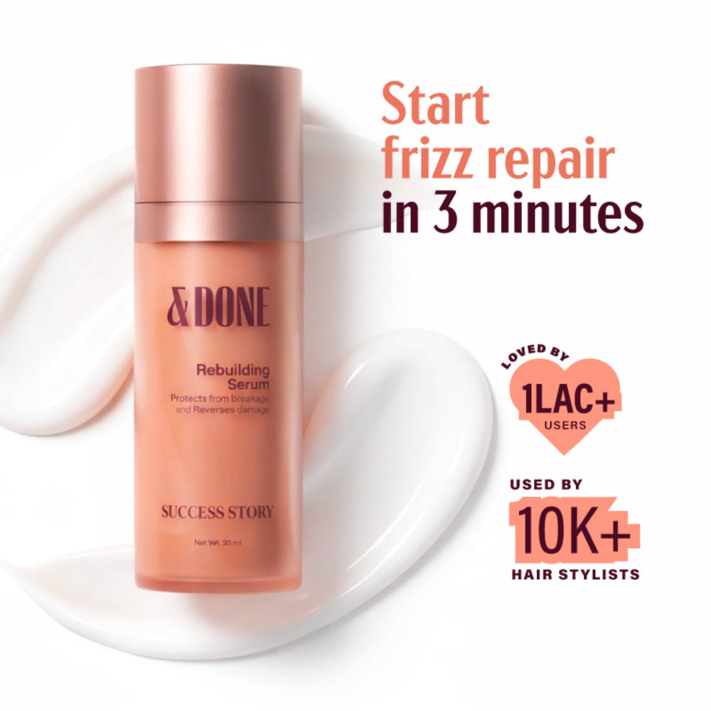 &Done Success Story Rebuilding Serum for Dry & Frizzy Hair