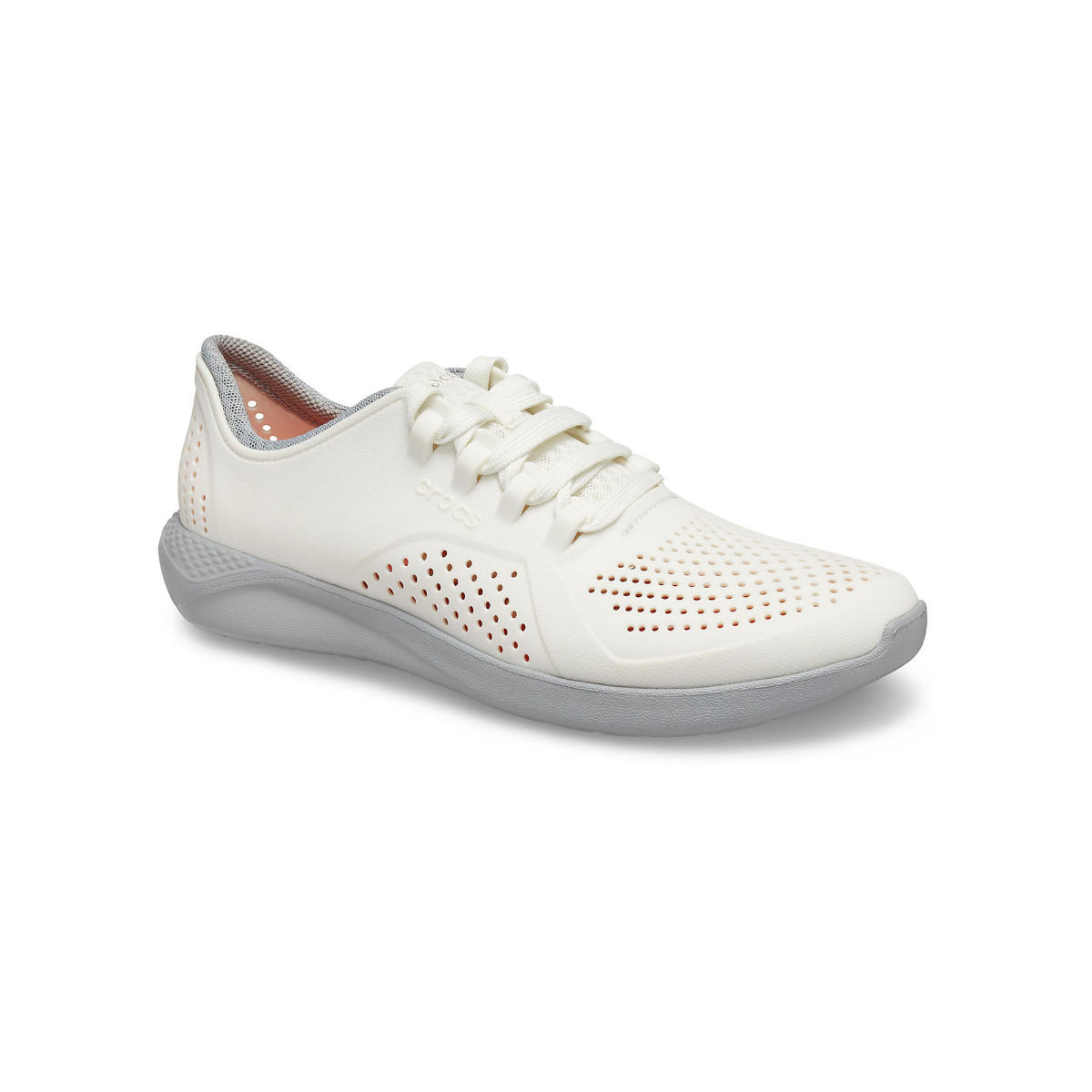 croc white tennis shoes