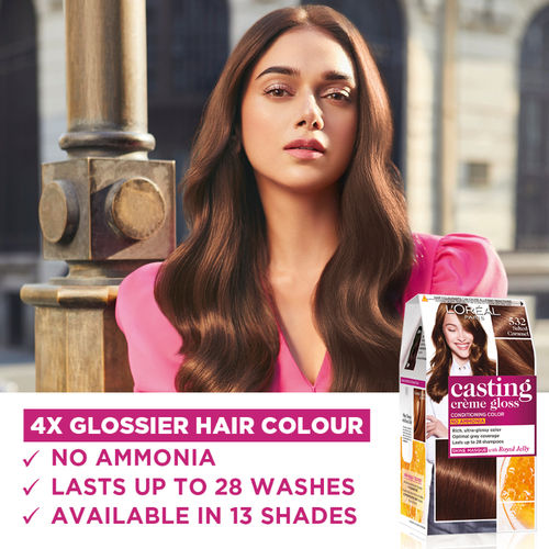 L'Oreal Paris Casting Creme Gloss Hair Color - 532 Salted Caramel: Buy L'Oreal Paris Casting Creme Gloss Hair Color - 532 Salted Caramel Online at Best Price in India | Nykaa L'Oreal Paris Casting Creme Gloss Hair Color - 532 Salted Caramel: Buy L'Oreal Paris Casting Creme Gloss Hair Color - 532 Salted Caramel Online at Best Price in India | Nykaa