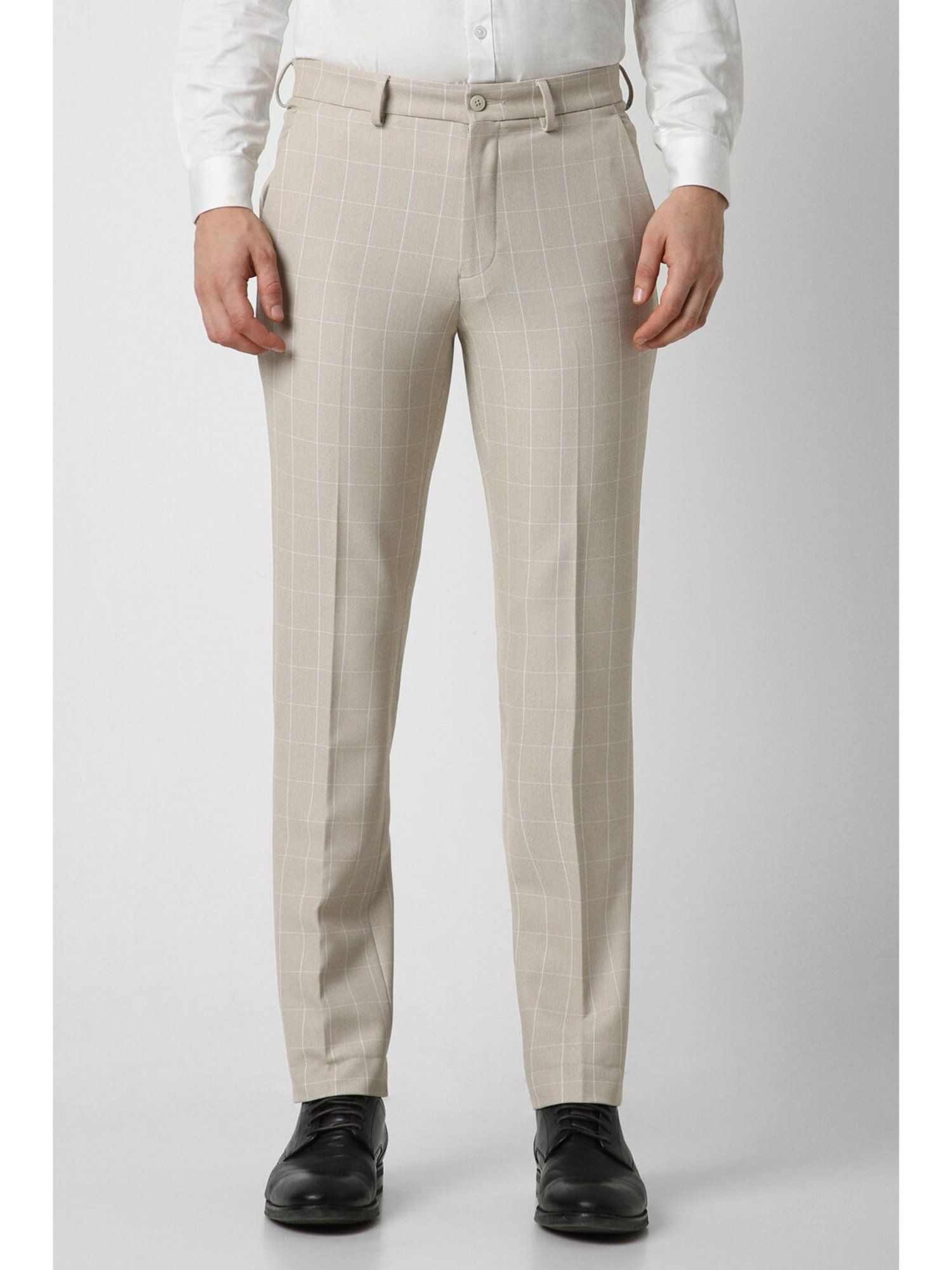 Jack & Jones Premium super slim fit suit pants in beige plaid | ASOS