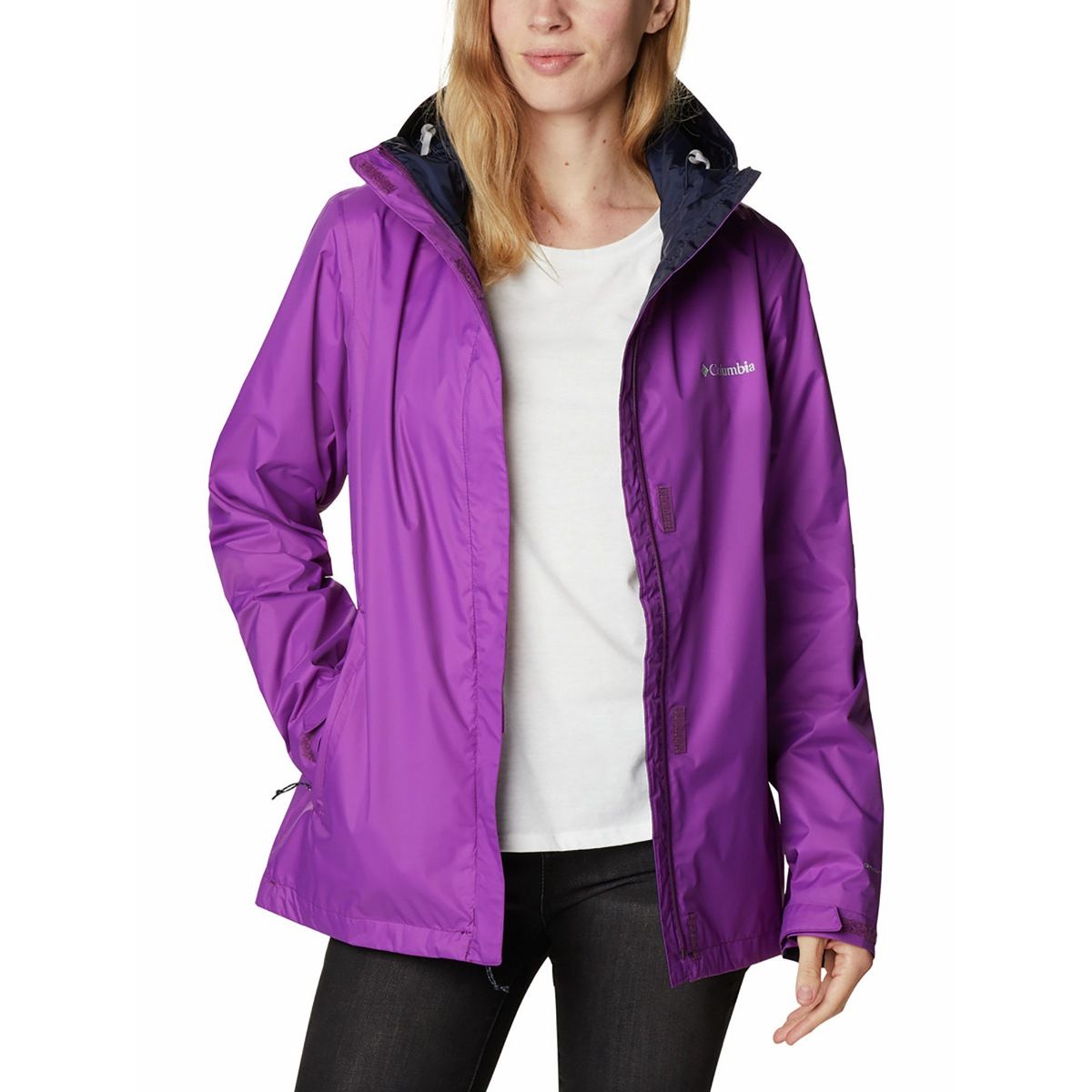 Purple best sale columbia coat