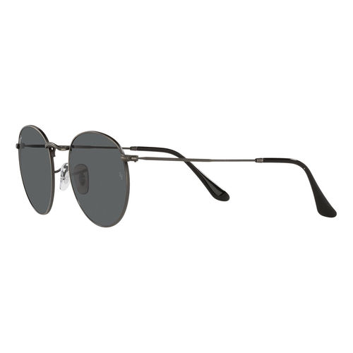 Buy Ray-Ban Antique Gunmetal Sunglasses(0RB3447|Round |Metallic