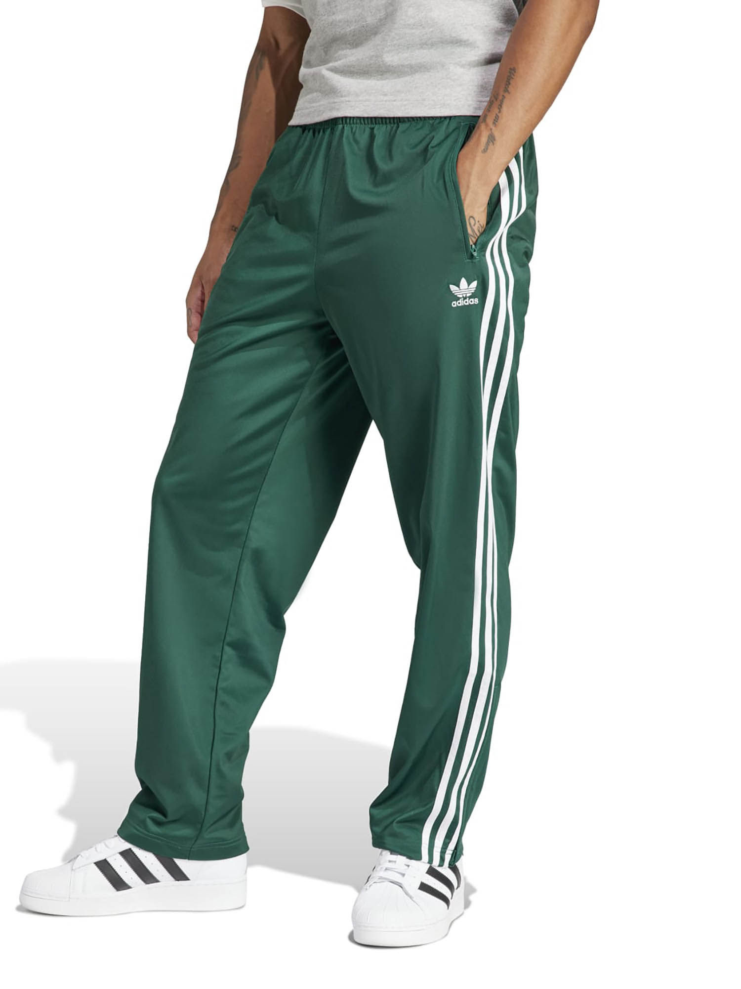 Adidas firebird track pants green best sale