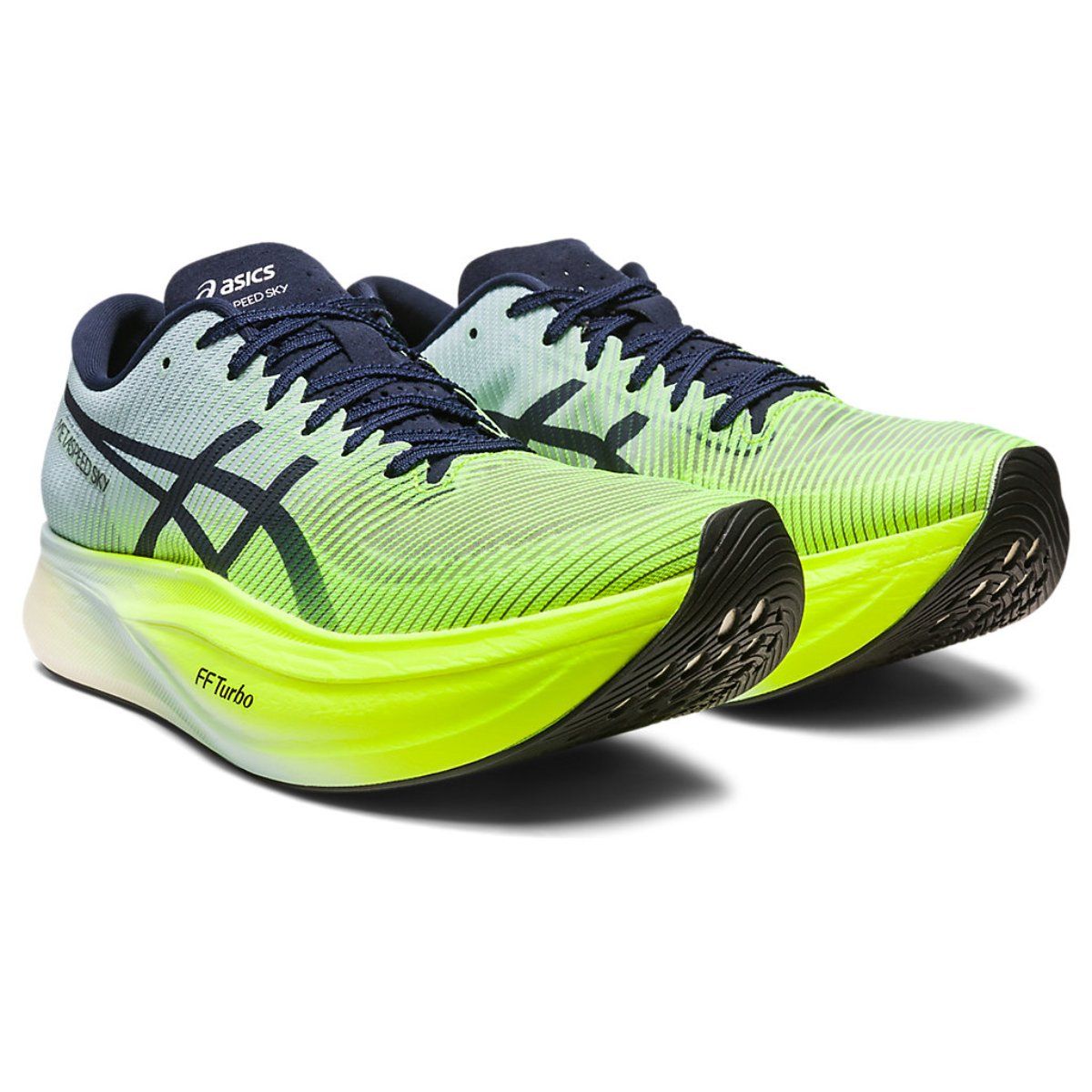 Buy ASICS Metaspeed Sky+ Green Unisex Standard Width Running Shoes