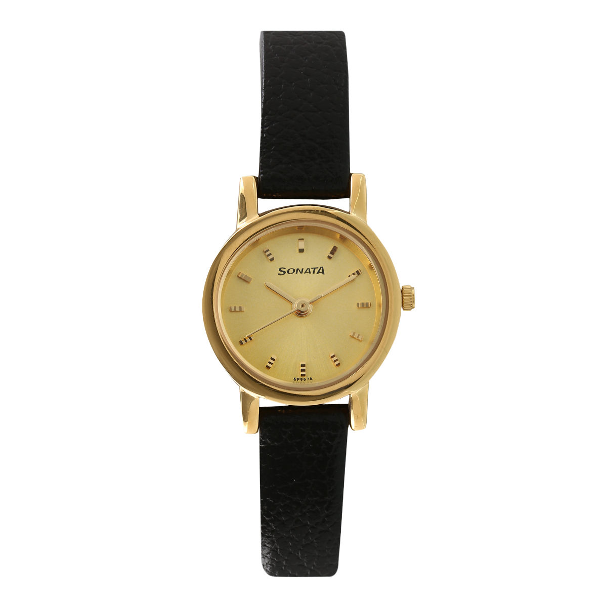 Unisex Black Sonata Basic Leather Belt Analogue Watch, For Daily, Model  Name/Number: 7987YL03 at Rs 500/piece in Mumbai