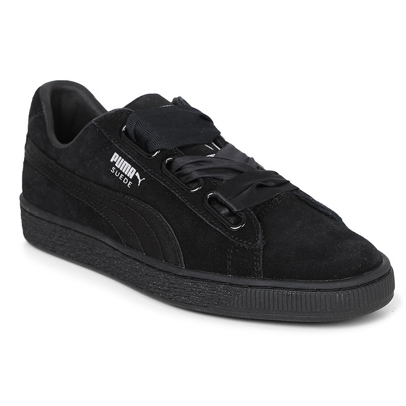 puma suede heart ep black