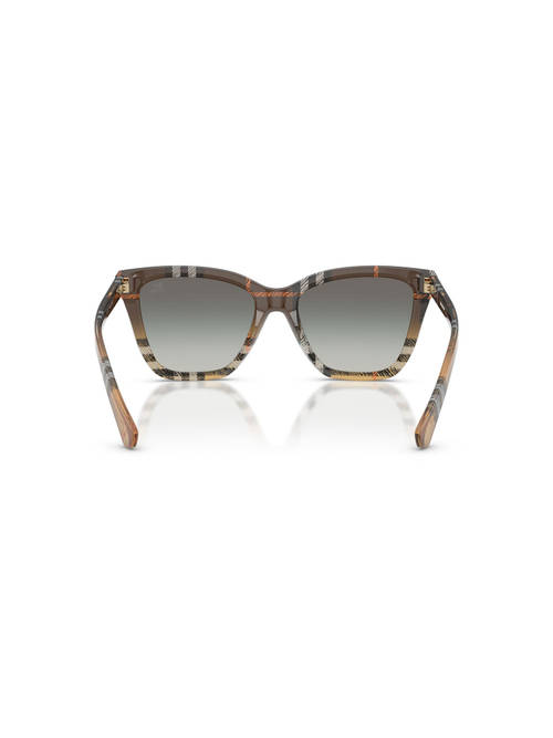 Buy Burberry Women Gradient Grey Lens Square Sunglasses  display picture 1