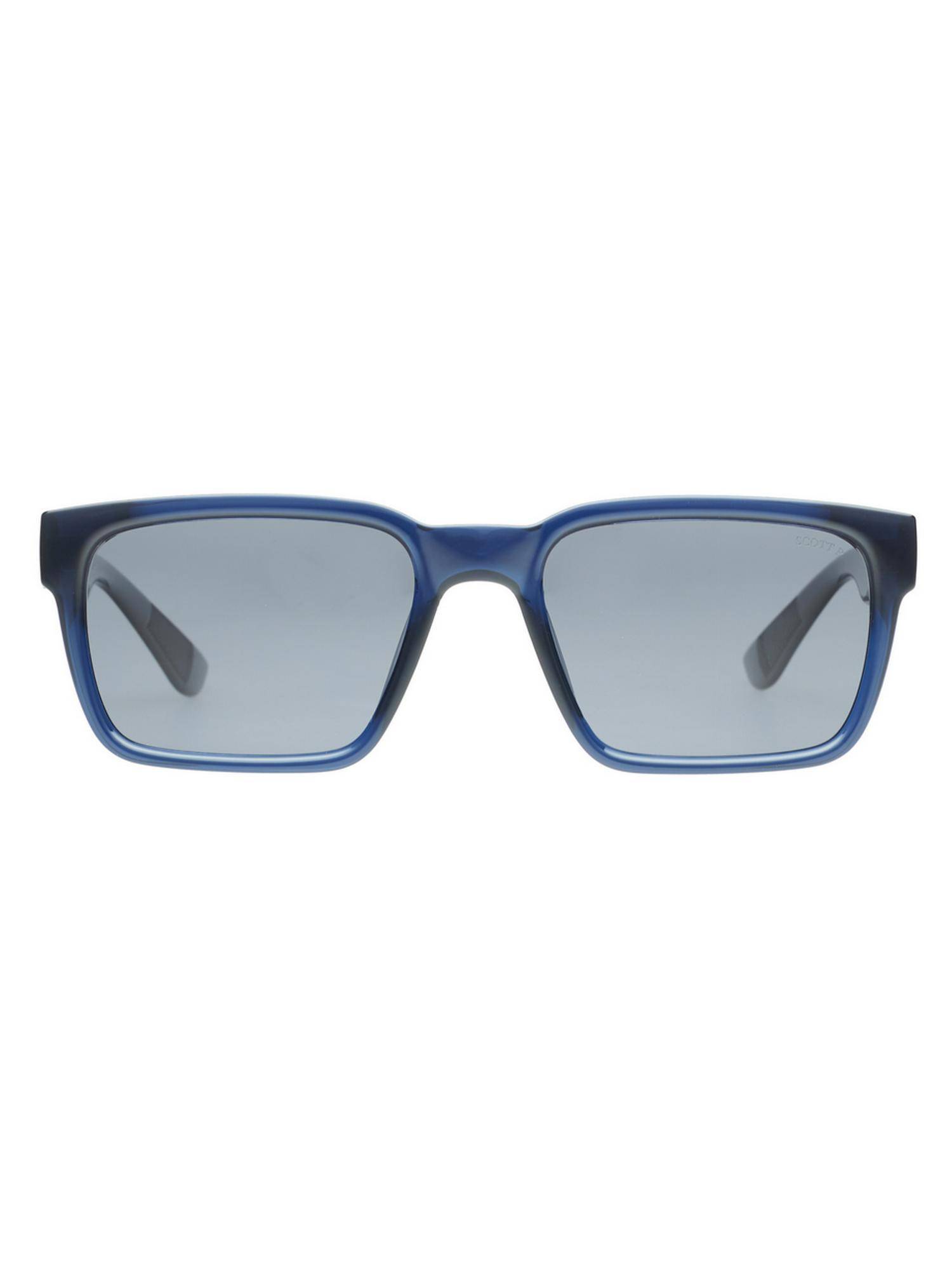 Scott Sunglasses Men Plastic Grey Rectangle Full Rim Sunglass (Scott 3158PL Devin C2 S )-55