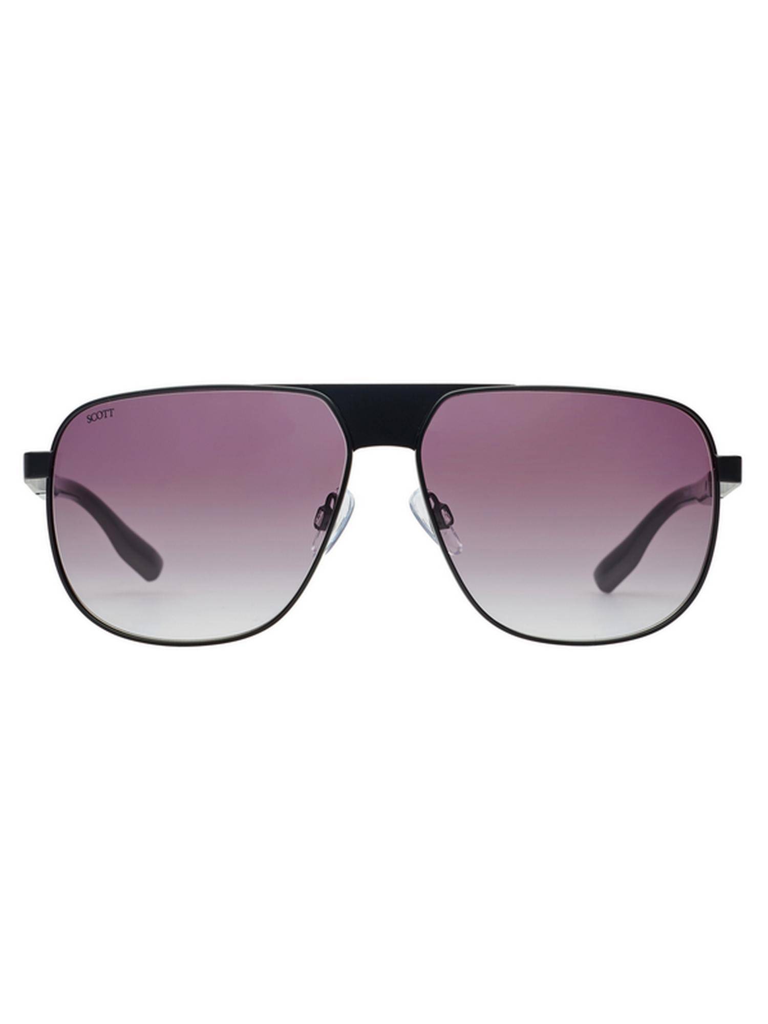 Scott Sunglasses Men Metal Purple Square Full Rim Sunglass (Scott 3209 Ricardo C3 S )-61