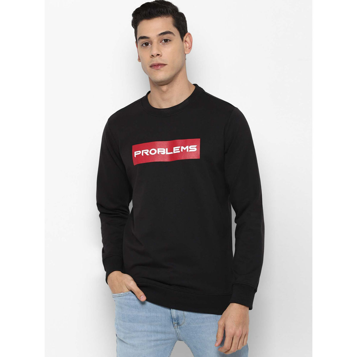 Forever 21 black sweatshirt best sale