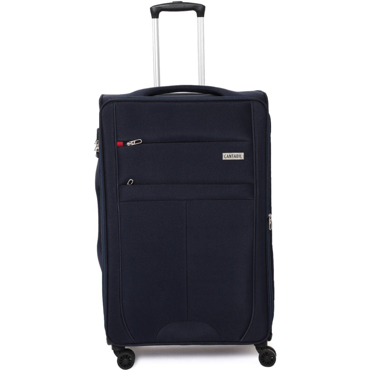 Cantabil Blue Solid Trolley Bag