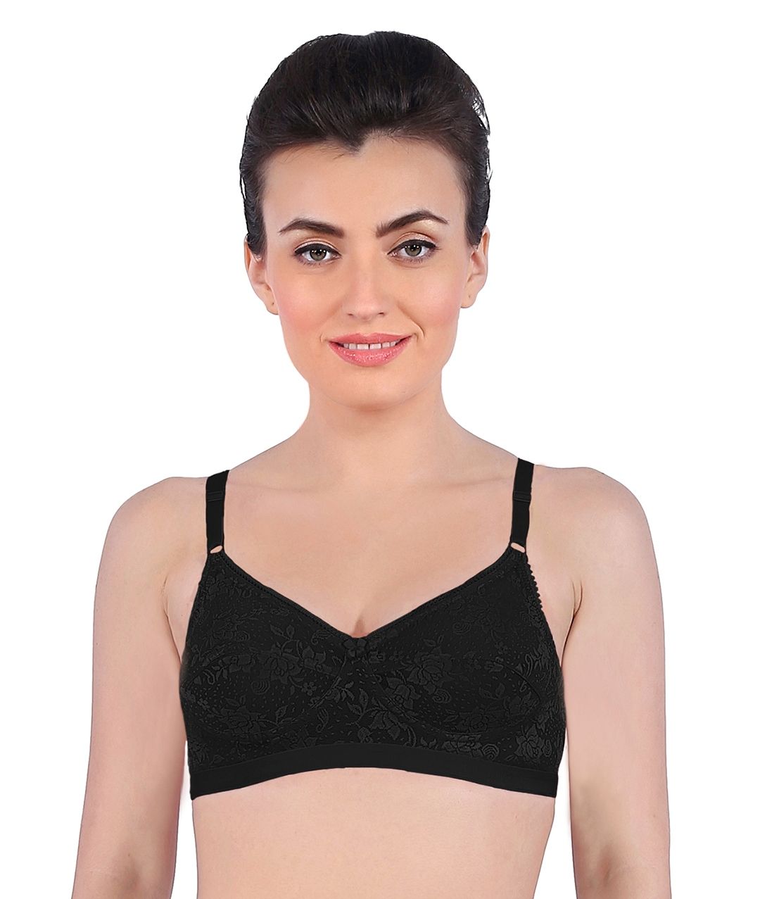 Buy Sonari Cream Women's Regular Bra - Black (34F) Online