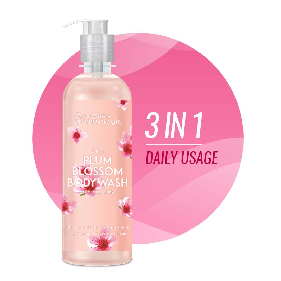 Aroma Magic 3 In 1 Plum Blossom (Hair- Face- Body Wash)