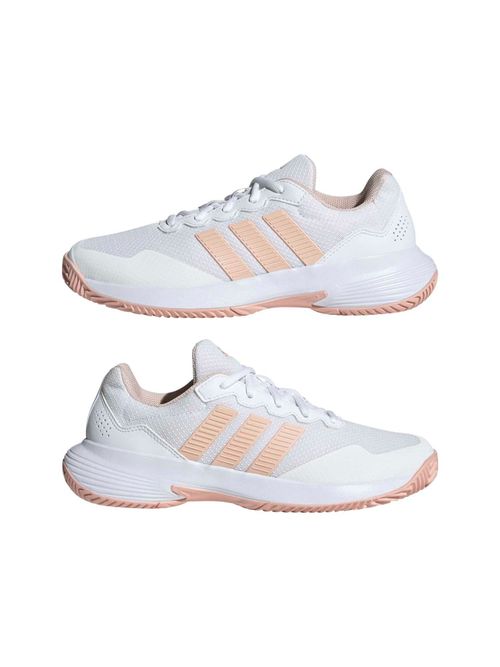 adidas gazelle silver green womens adidas GAMECOURT 2.0 Tennis Shoes | FTWR White main image 1