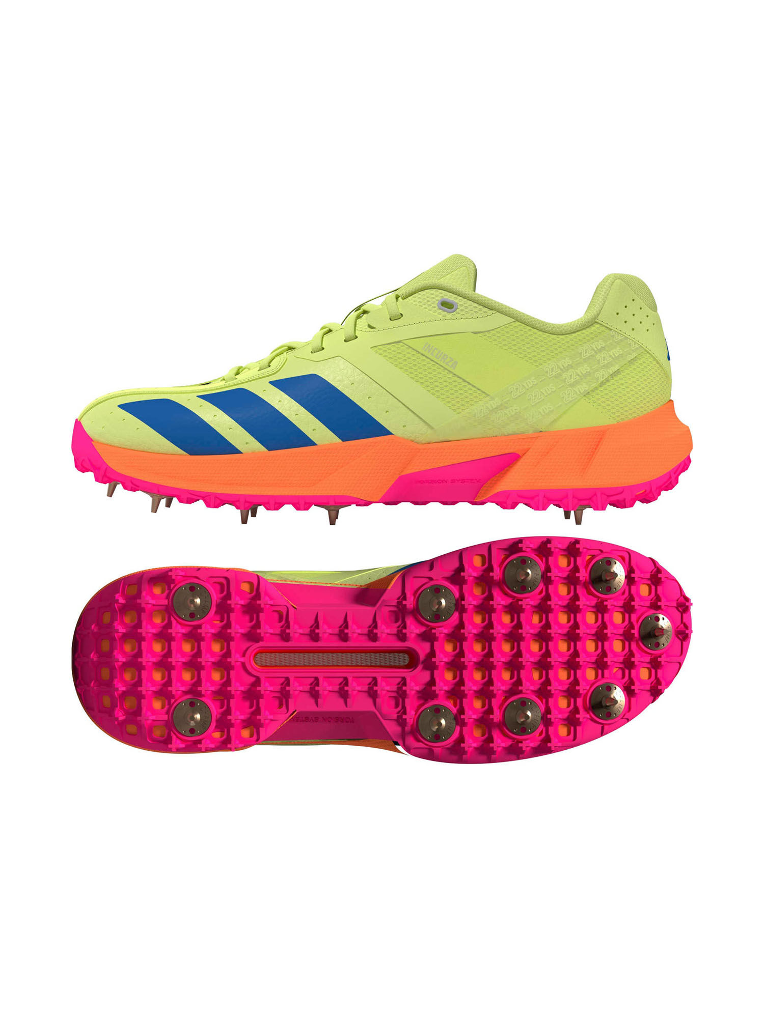 Buy adidas 22YDS INCURZA Green Unisex Cricket Shoes Online