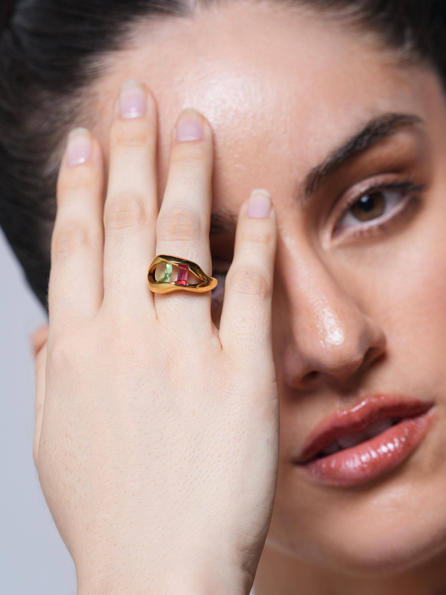 CAO JEWELLERY Geometric Stone