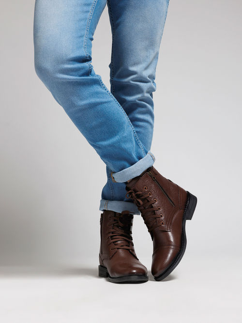 Jeans Mens Boots Without Laces Buy Pepe Jeans Men's Ned Boot