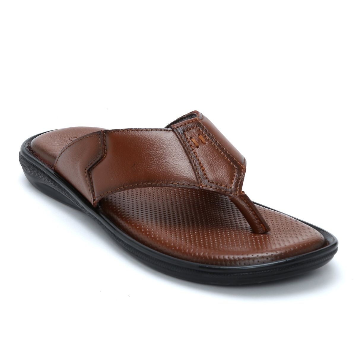 Buy Zoom Shoes Mens Slip On Flipflops - Tan Online