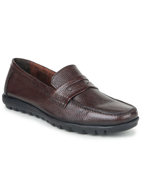Zoom Shoes Mens Slip On Loafers And Moccasins Brown