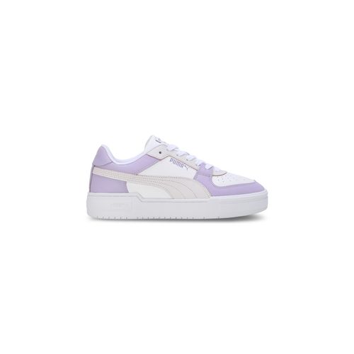 Puma CA Pro Classic Unisex White and Purple Sneakers (UK 3)