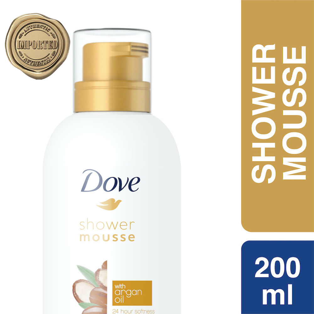 Dove Shower Mousse with Argan Oil