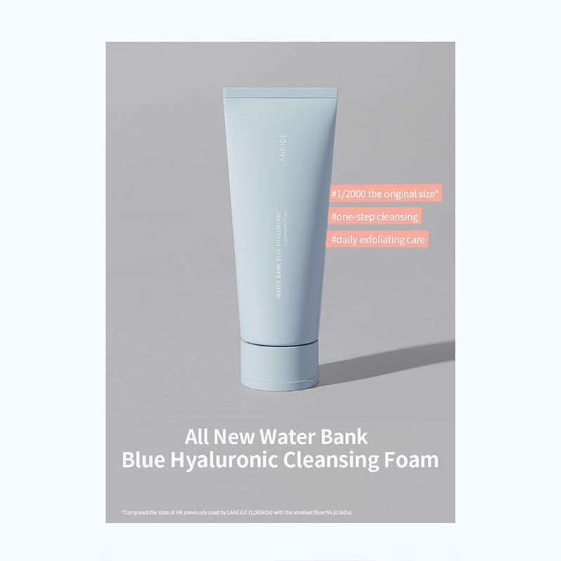 LANEIGE Water Bank Blue Hyaluronic Cleansing Foam: Buy LANEIGE Water ...