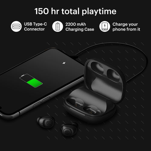 Buy Noise Shots X5 Pro Truly Wireless Bluetooth Headset (Charcoal