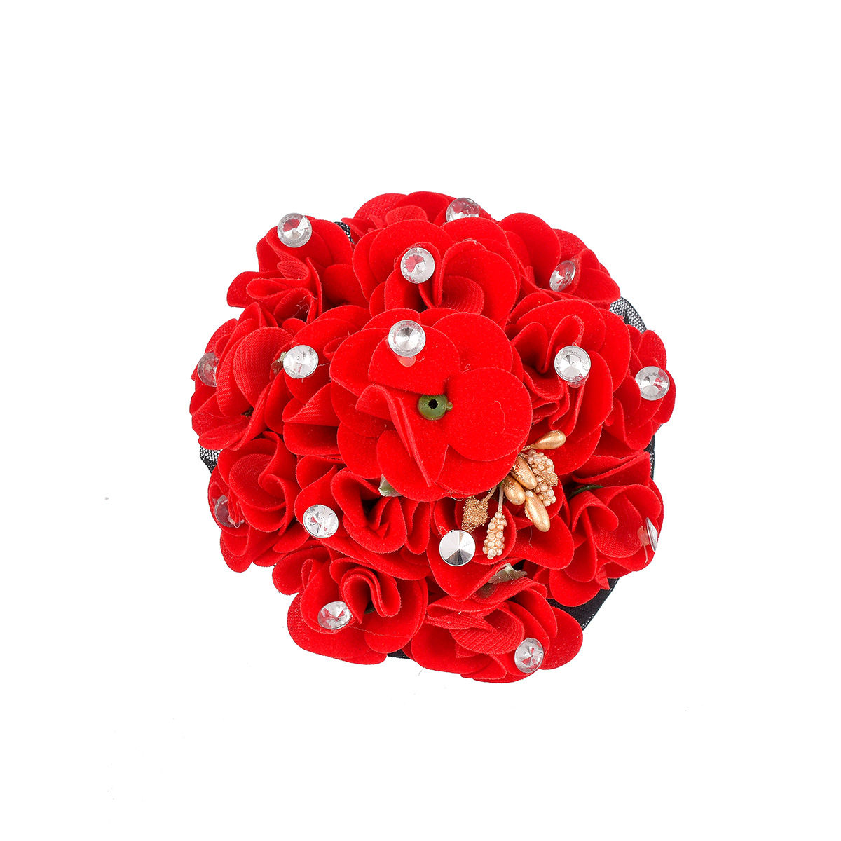 Silvermerc Designs Rose Flower Juda Bun Cover Hair accessory Buy