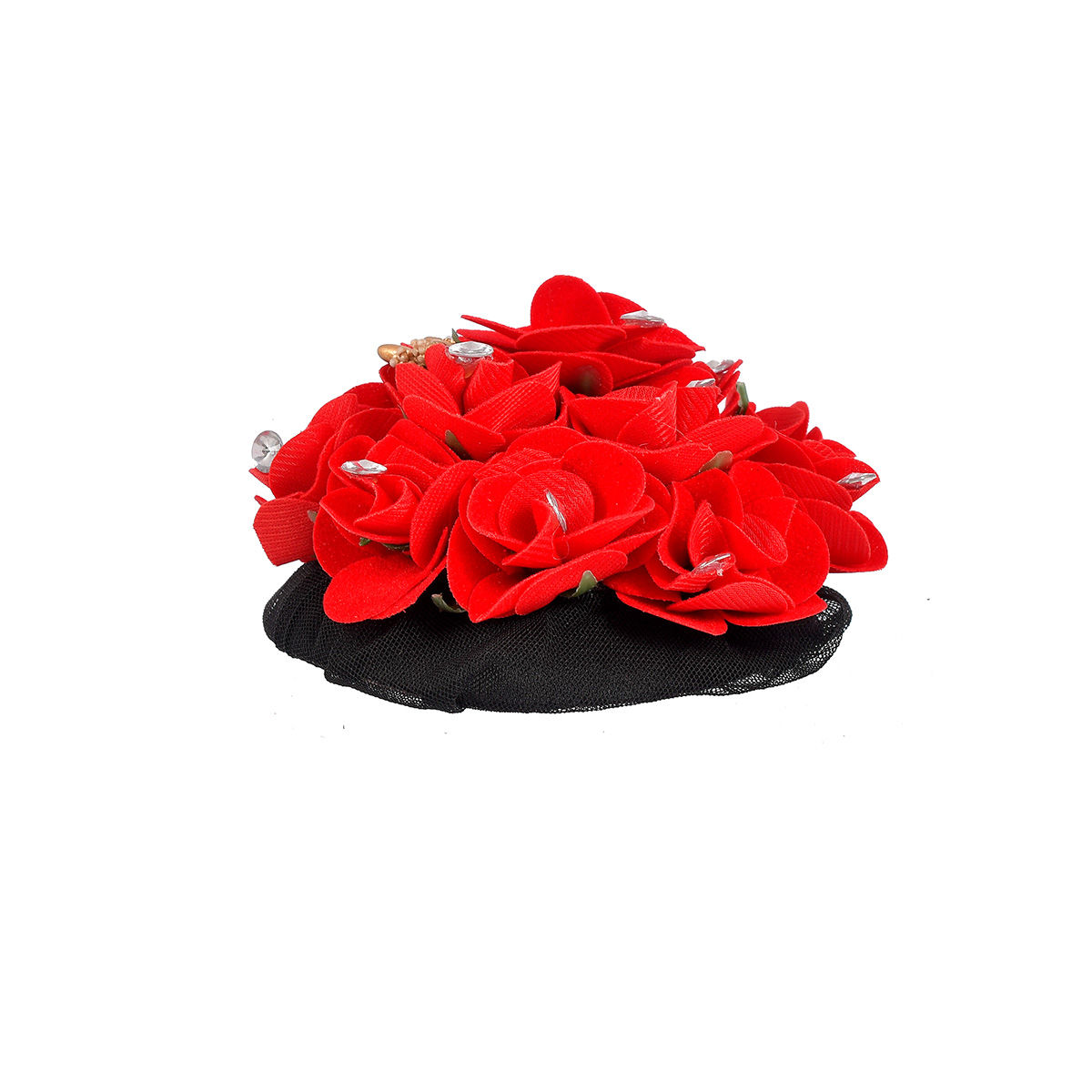 Silvermerc Designs Rose Flower Juda Bun Cover Hair accessory Buy